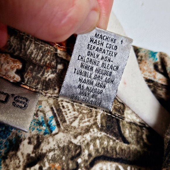 Chicos Womens Floral Button-Up Jacket Size 3 Multicolor Paisley Design Long Slee - Picture 4 of 9